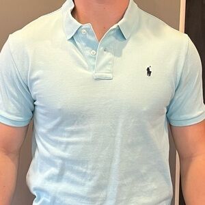 Polo by Ralph Lauren shirt classic fit baby blue XL 18-20